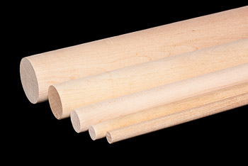 48" Long Wood Dowels